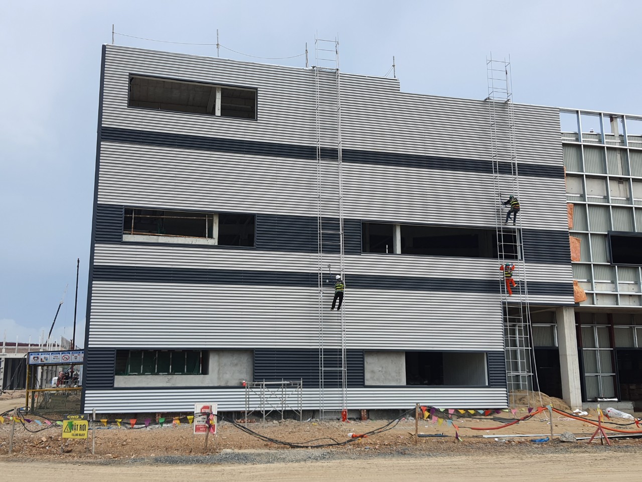 [ Cập nhật ] Hình ảnh mới nhất trên công trường dự án Goertek Vina ngày 20/10/2021